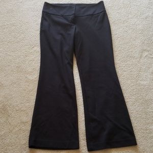 Black stretch dress pants (size 12)